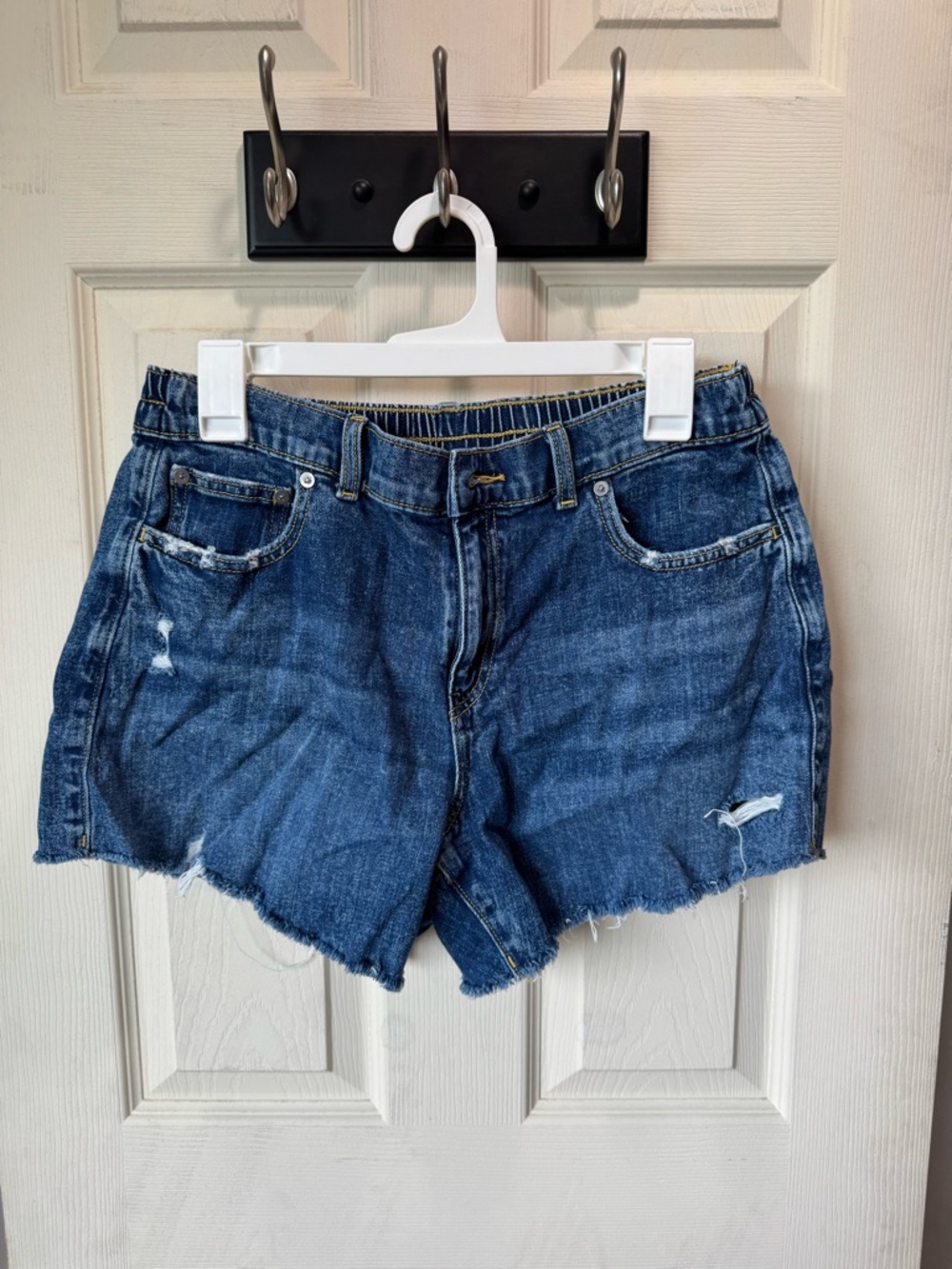 Aerie Dark Blue Denim Shorts